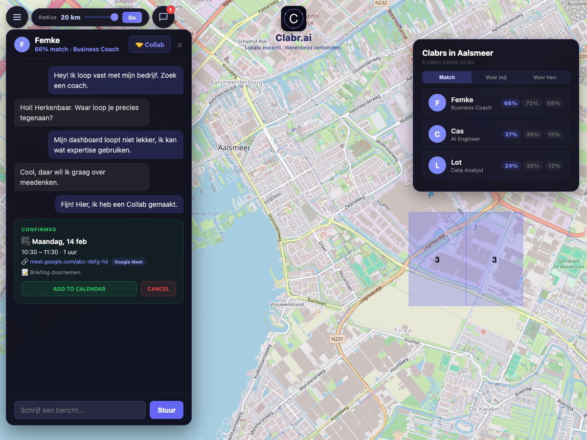 Clabr kaart Aalsmeer — lokale experts in de buurt