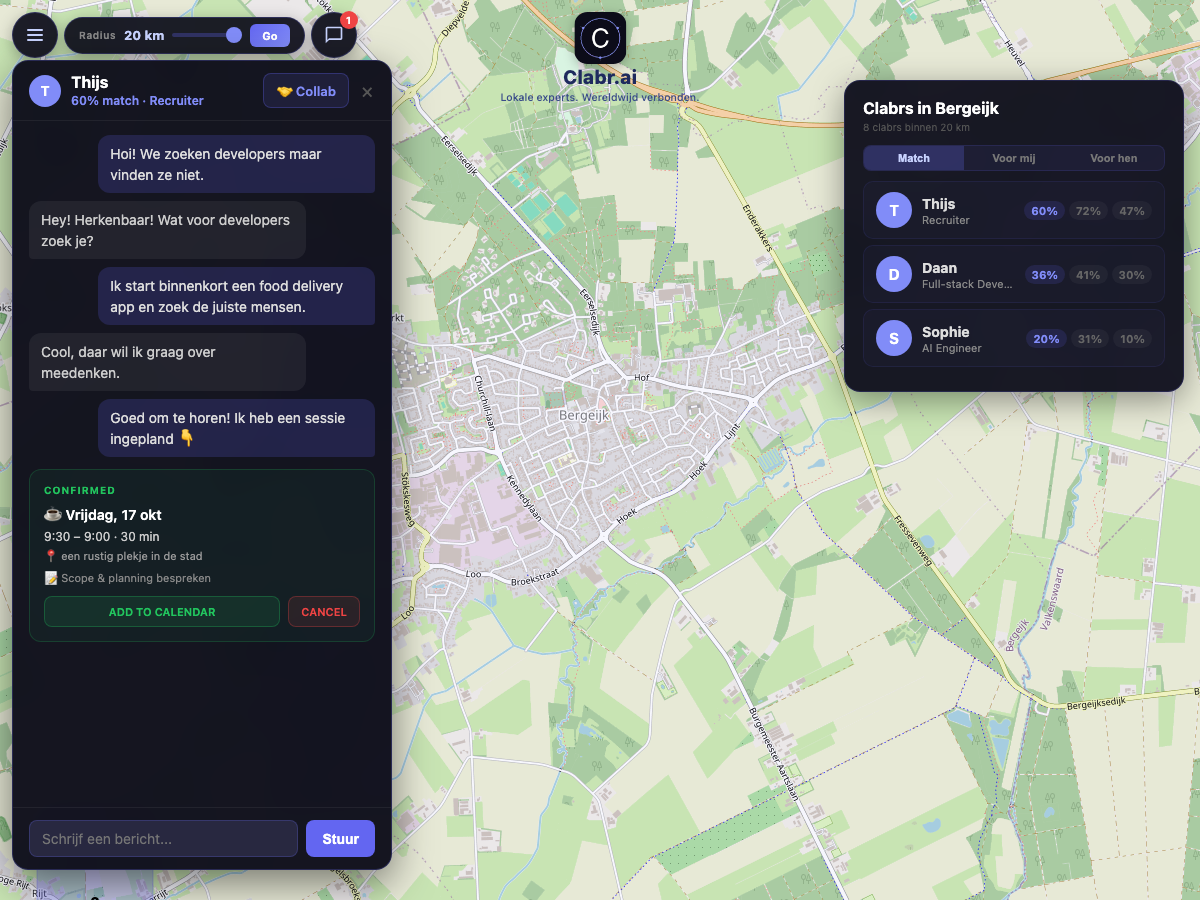 Clabr kaart Bergeijk — lokale experts in de buurt