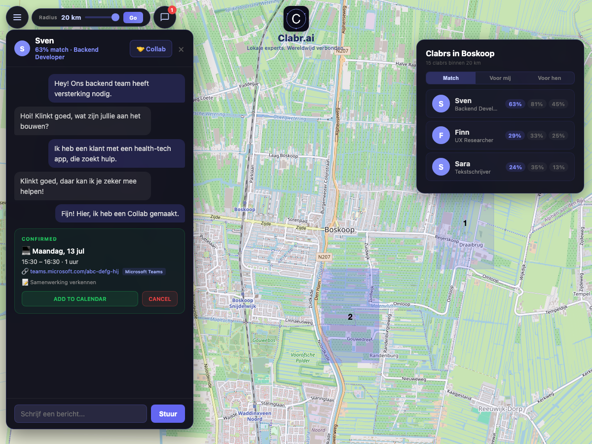 Clabr kaart Boskoop — lokale experts in de buurt