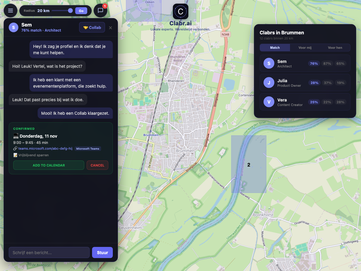 Clabr kaart Brummen — lokale experts in de buurt