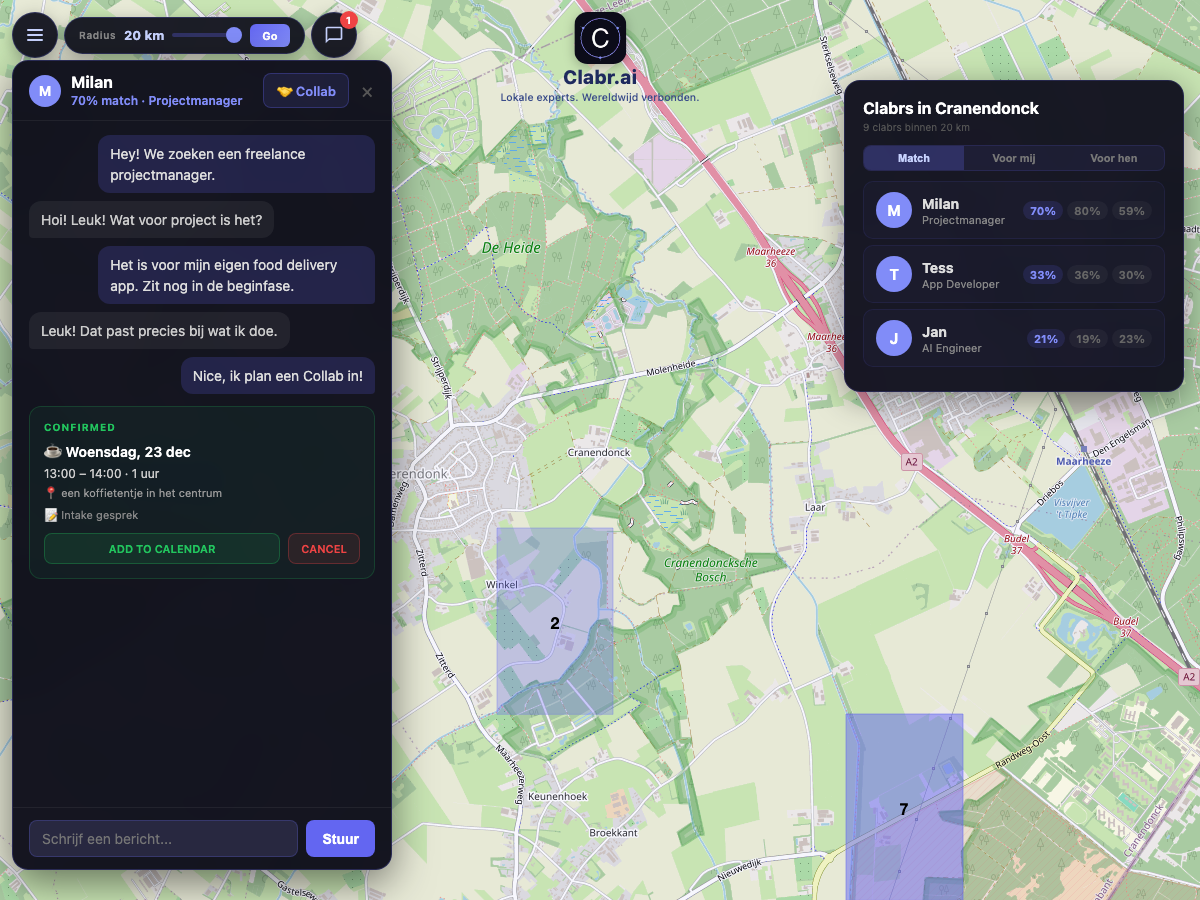 Clabr kaart Cranendonck — lokale experts in de buurt