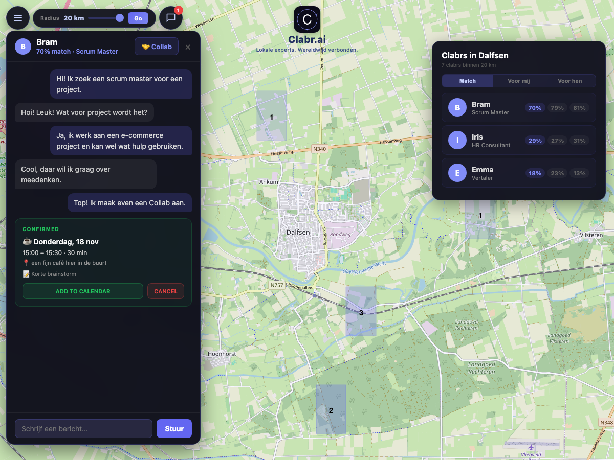 Clabr kaart Dalfsen — lokale experts in de buurt