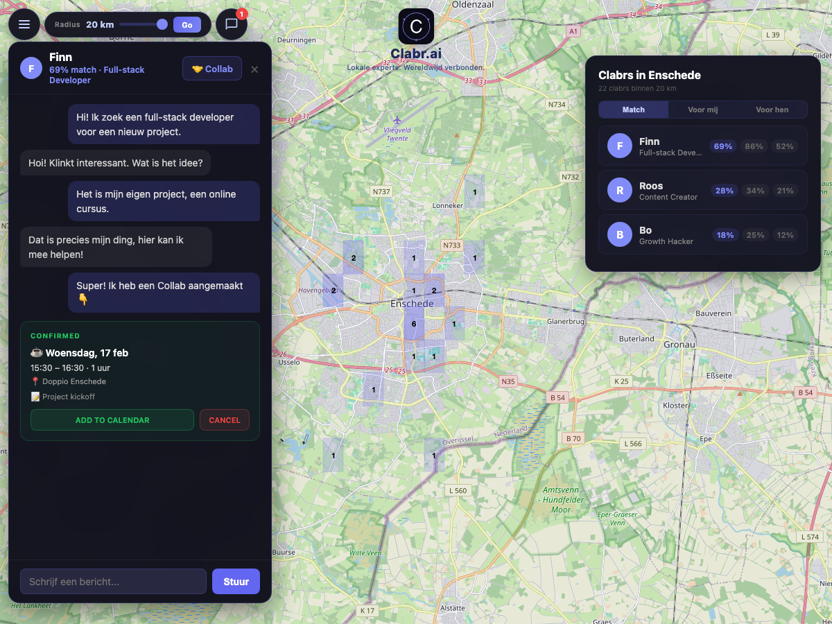 Clabr kaart Enschede — lokale experts in de buurt