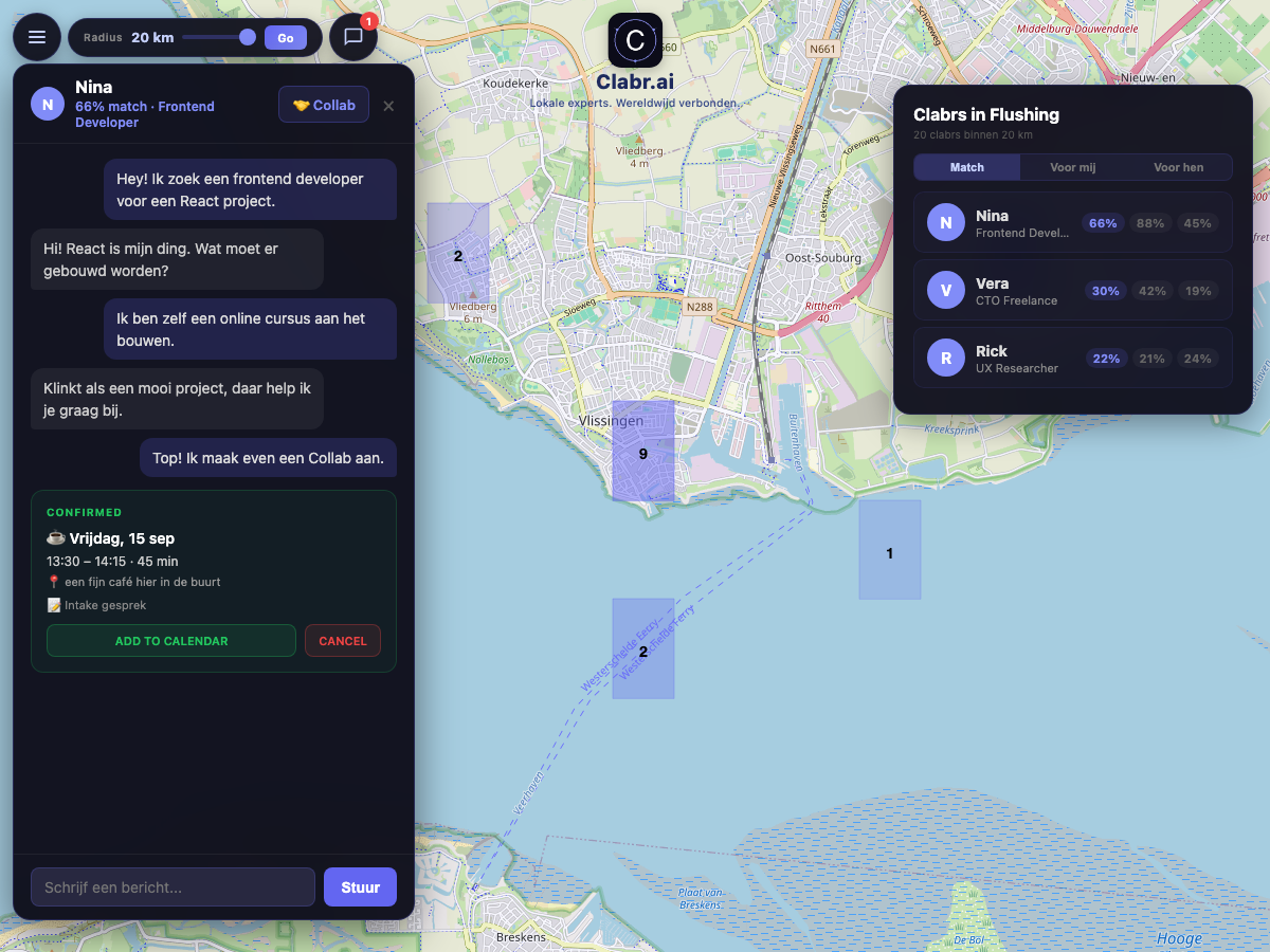 Clabr kaart Flushing — lokale experts in de buurt