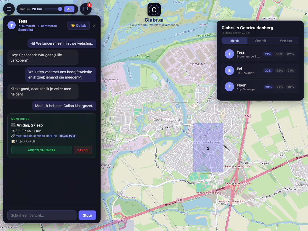Clabr kaart Geertruidenberg — lokale experts in de buurt