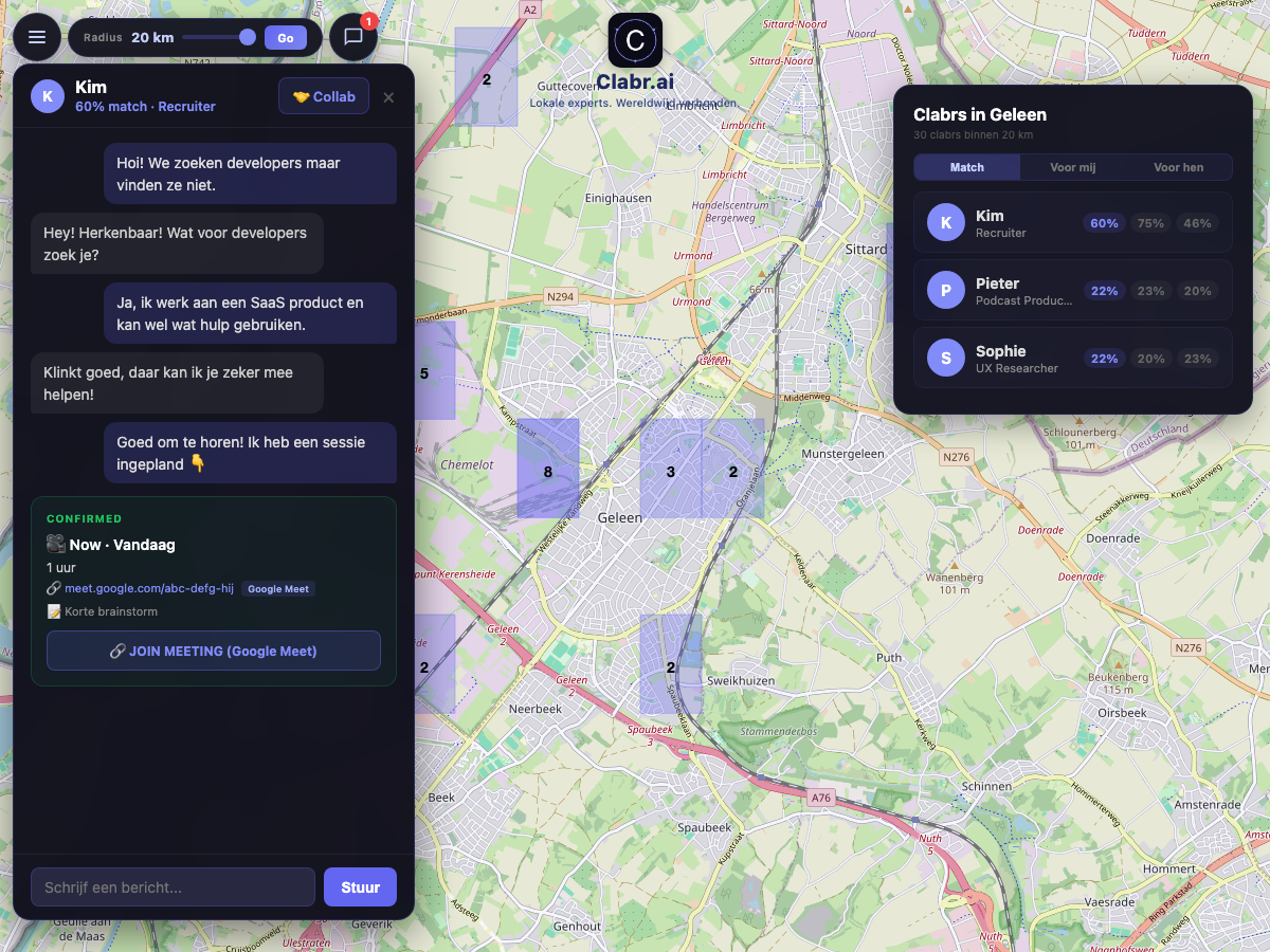 Clabr kaart Geleen — lokale experts in de buurt