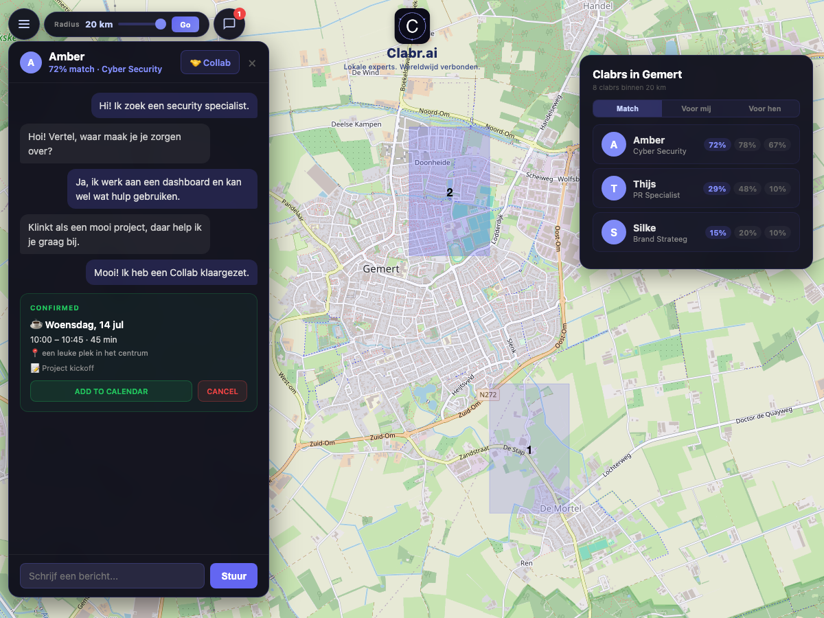 Clabr kaart Gemert — lokale experts in de buurt