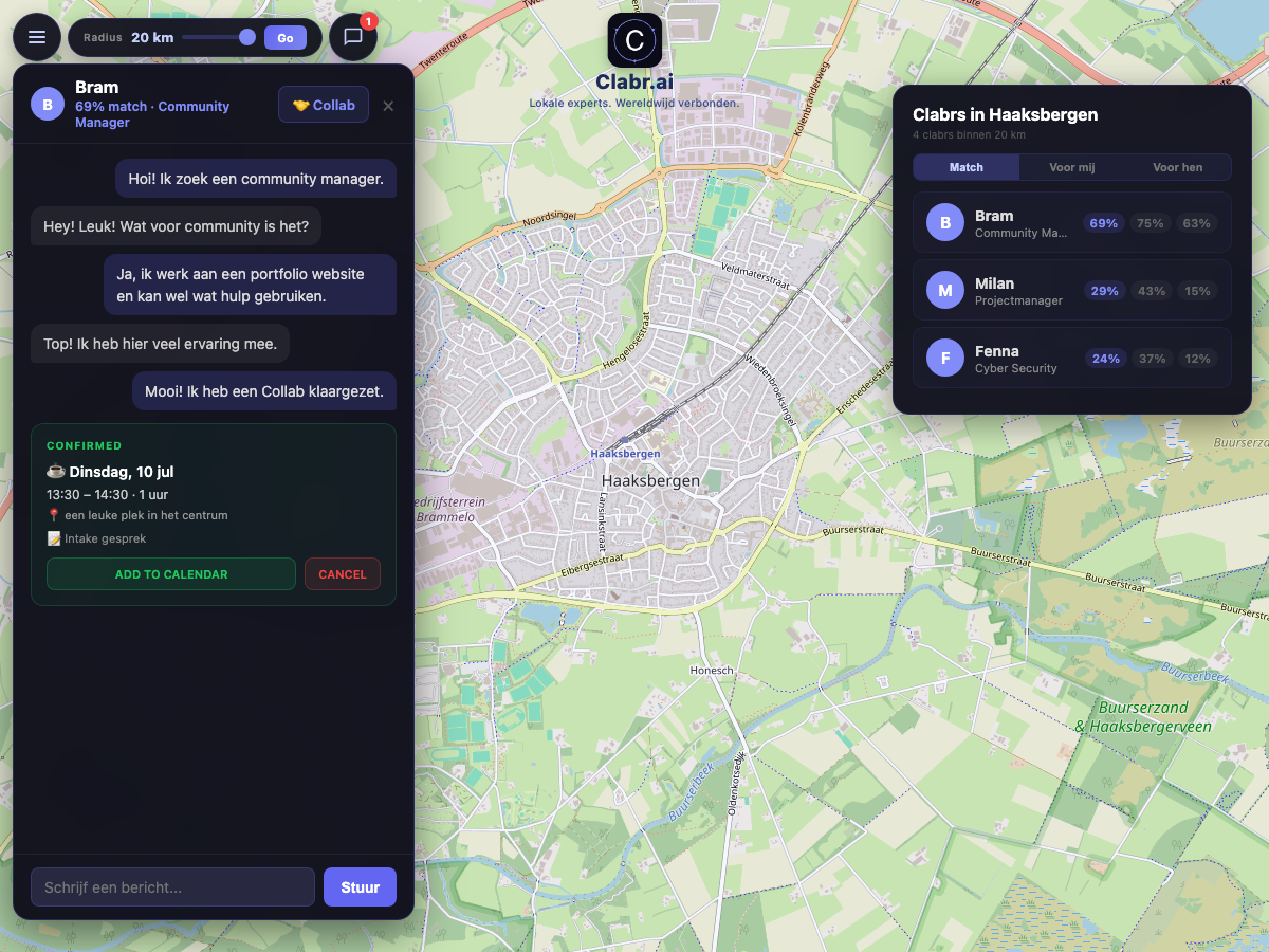 Clabr kaart Haaksbergen — lokale experts in de buurt