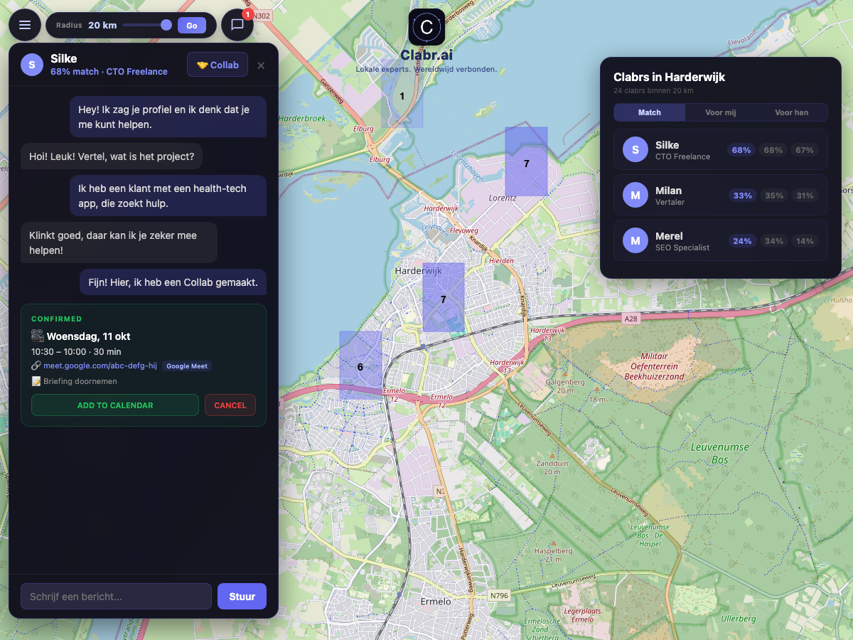 Clabr kaart Harderwijk — lokale experts in de buurt