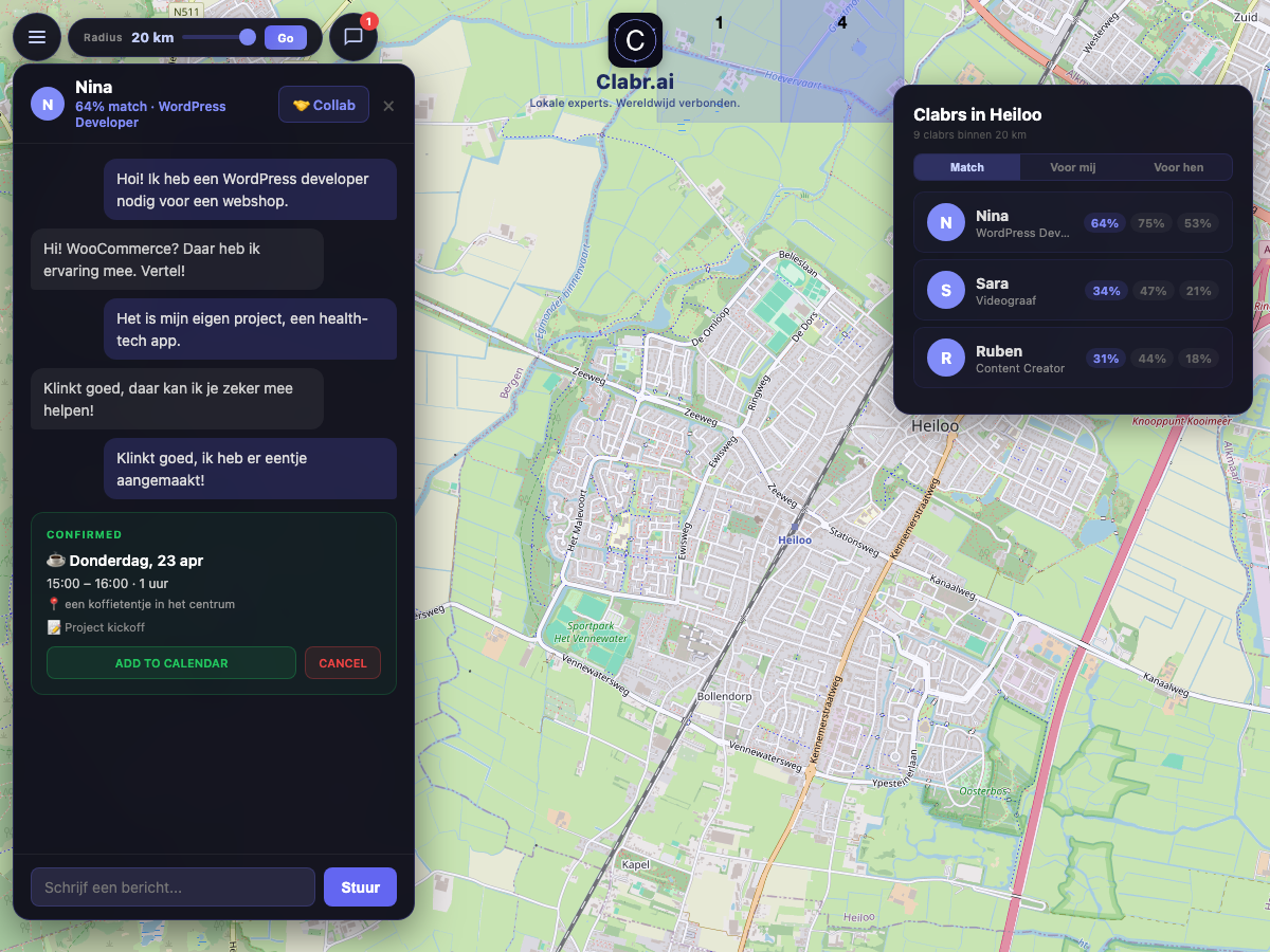 Clabr kaart Heiloo — lokale experts in de buurt