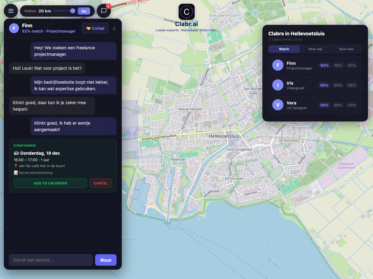 Clabr kaart Hellevoetsluis — lokale experts in de buurt