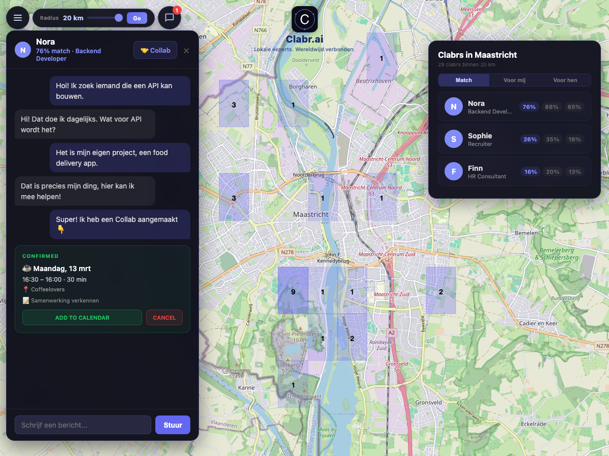 Clabr kaart Maastricht — lokale experts in de buurt