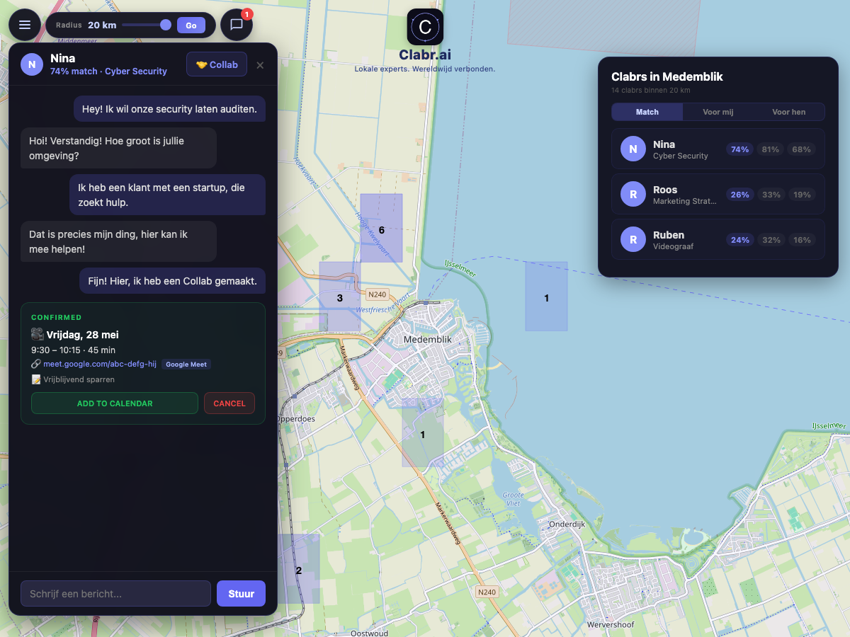 Clabr kaart Medemblik — lokale experts in de buurt
