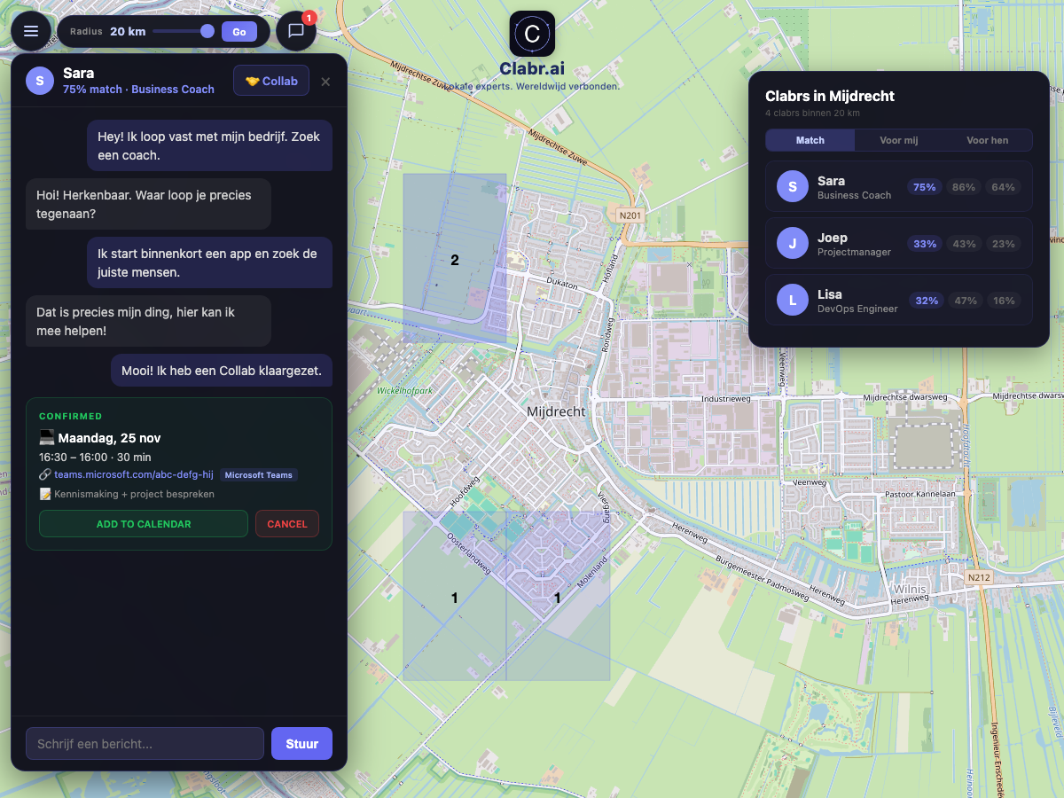 Clabr kaart Mijdrecht — lokale experts in de buurt