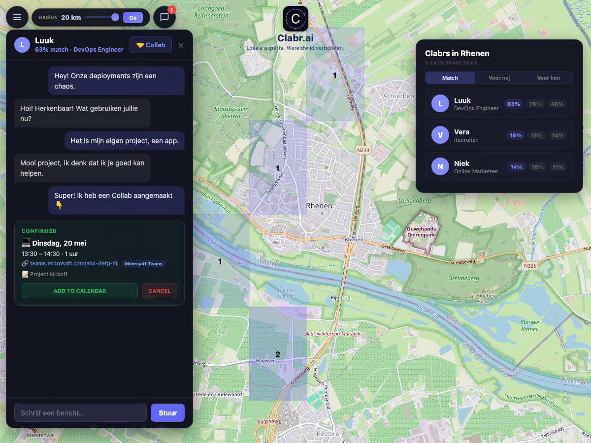 Clabr kaart Rhenen — lokale experts in de buurt