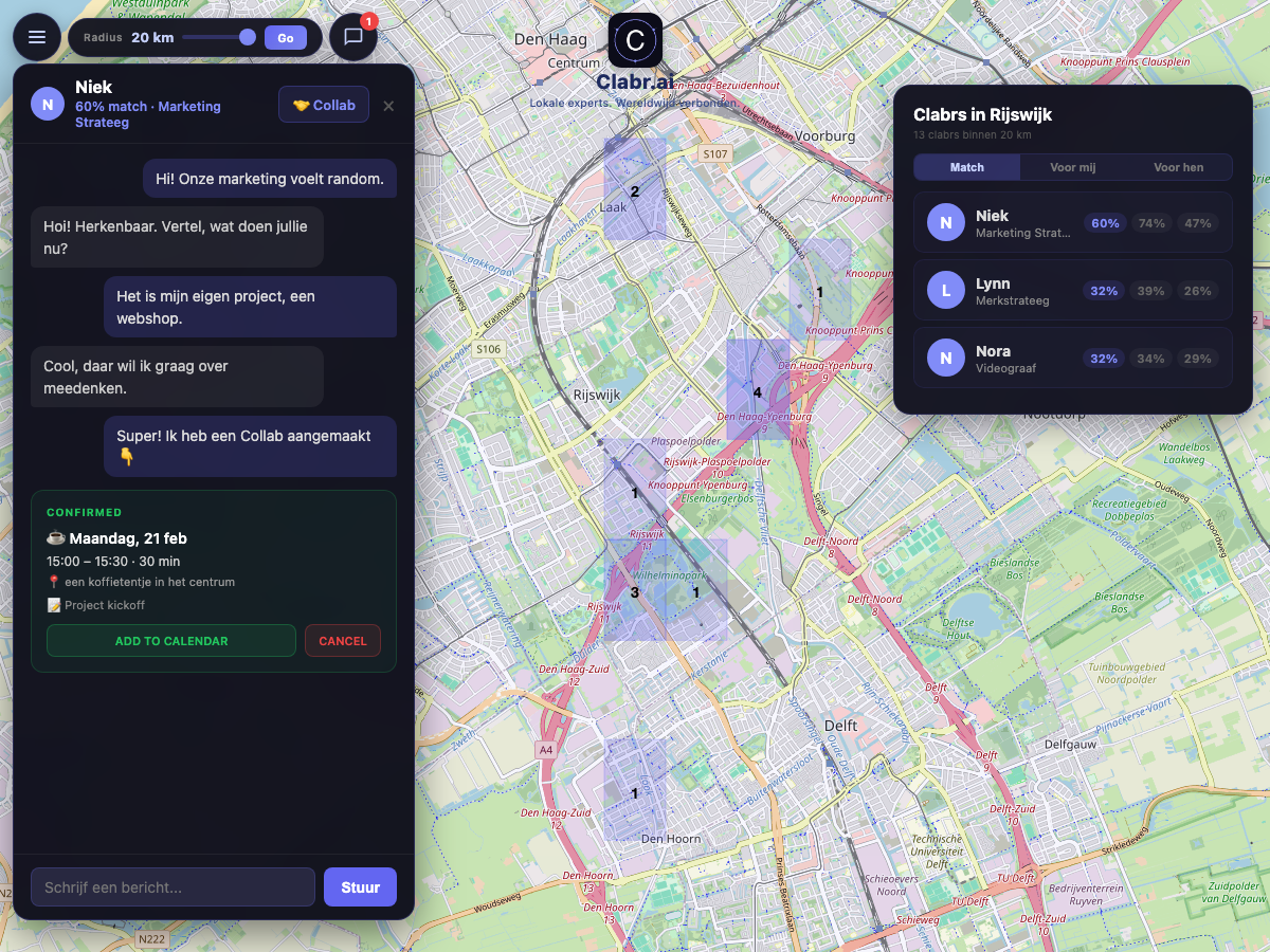 Clabr kaart Rijswijk — lokale experts in de buurt