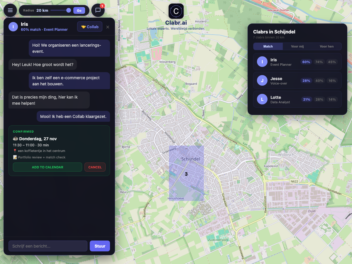 Clabr kaart Schijndel — lokale experts in de buurt