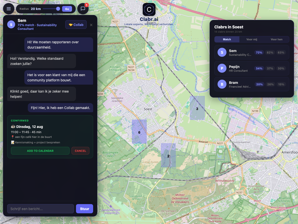 Clabr kaart Soest — lokale experts in de buurt