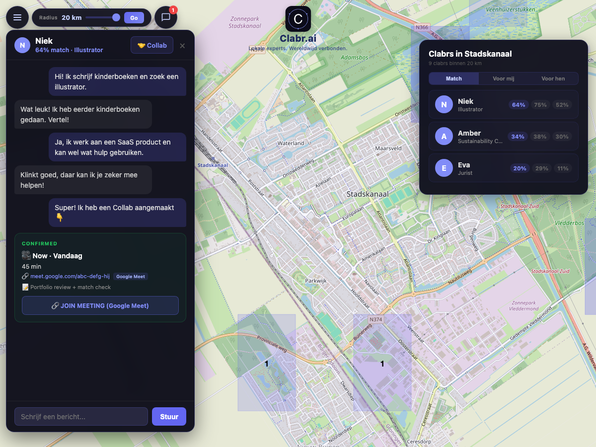 Clabr kaart Stadskanaal — lokale experts in de buurt