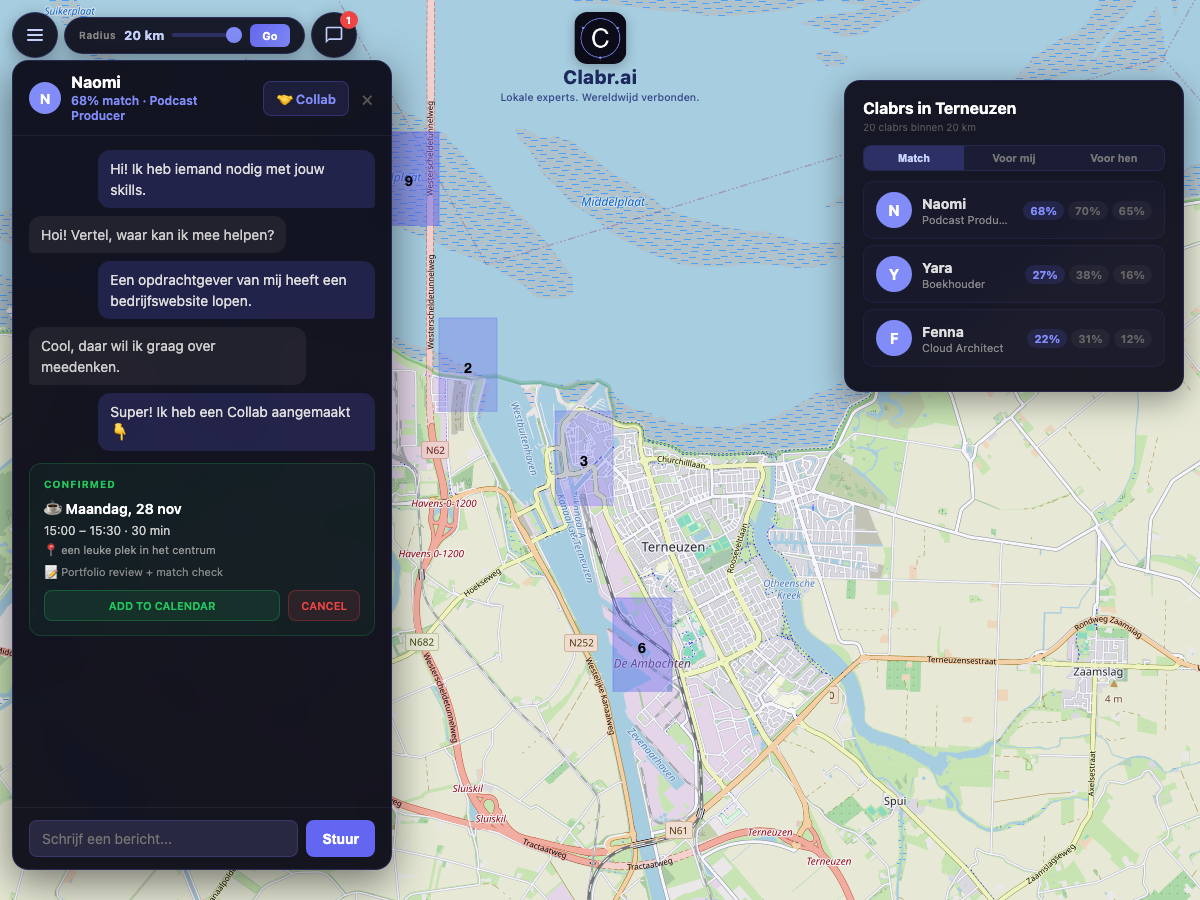 Clabr kaart Terneuzen — lokale experts in de buurt
