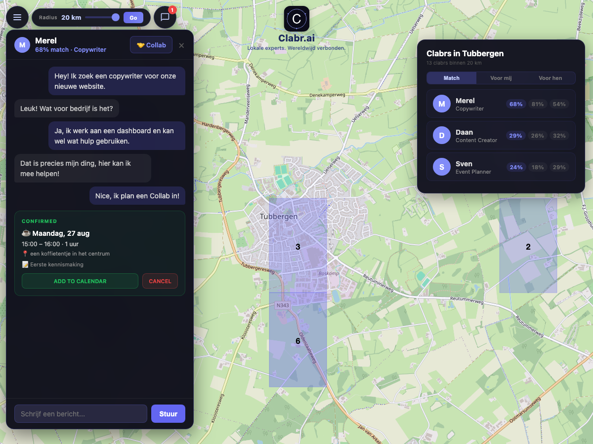 Clabr kaart Tubbergen — lokale experts in de buurt