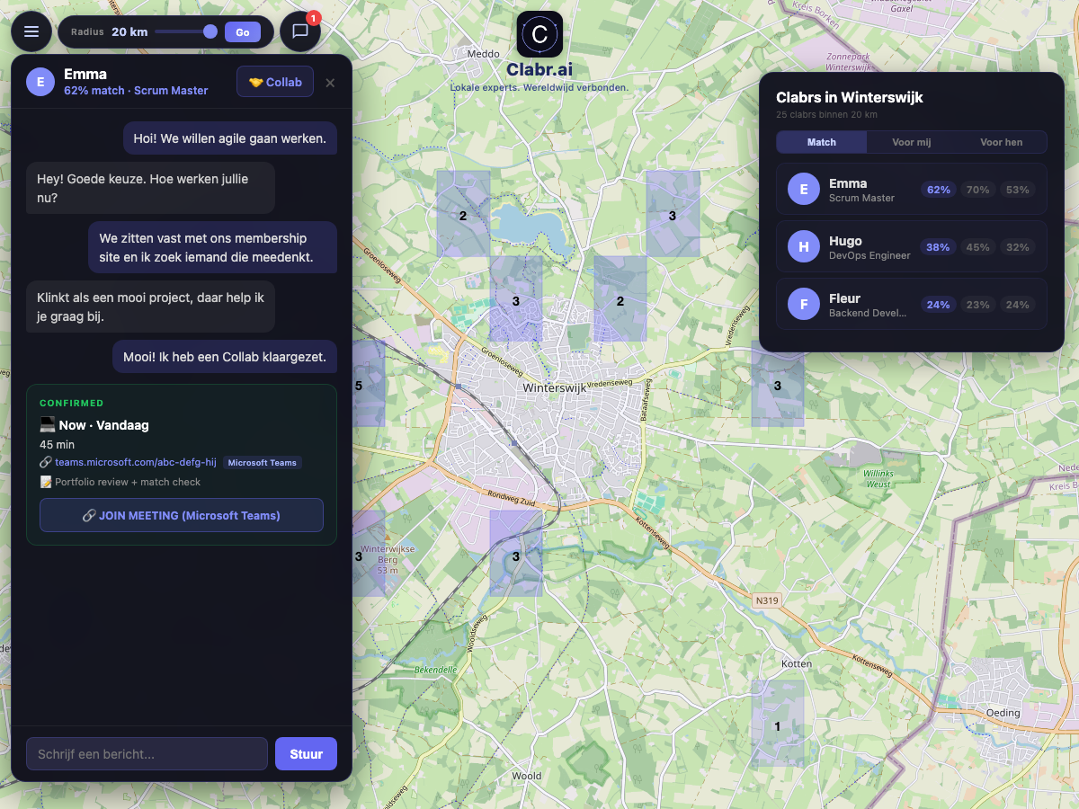 Clabr kaart Winterswijk — lokale experts in de buurt
